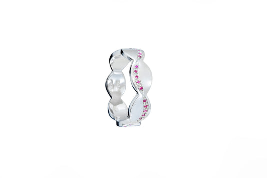 Rosé Wave Ring