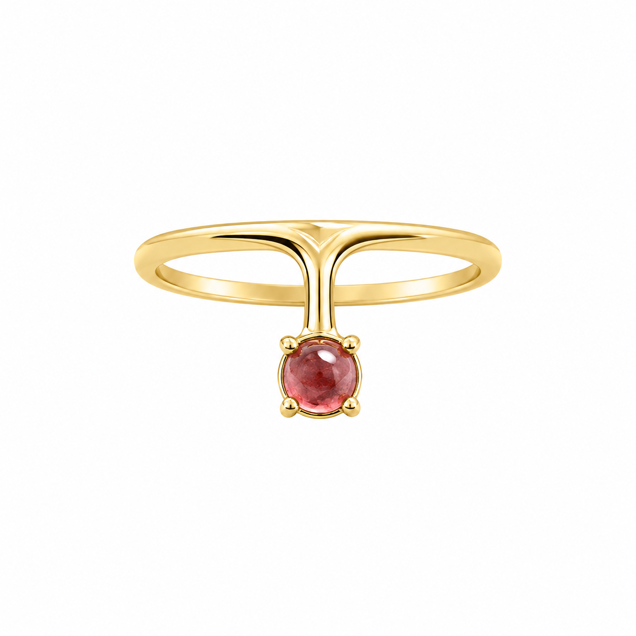 Rosé Ray - 18K Gold Ring with Pink Tourmaline