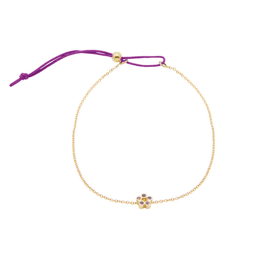 Rosette Amethyst Bracelet