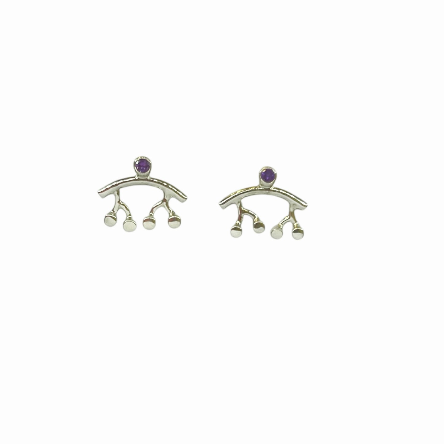 Violet Swing Studs