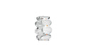 Orange Echo Band - Sterling Silver with Orange Sapphires