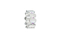 Lavender Echo Band - Sterling Silver & Platinum Plated with Amethysts
