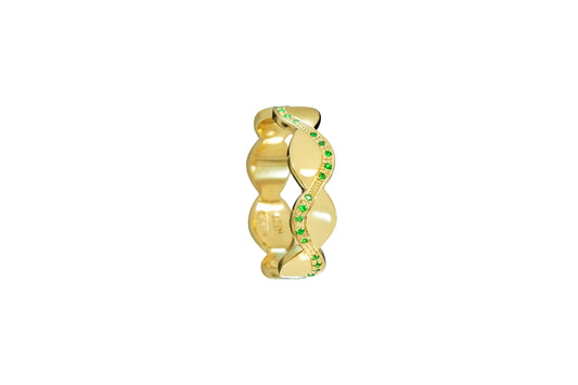 Verdant Wave Ring