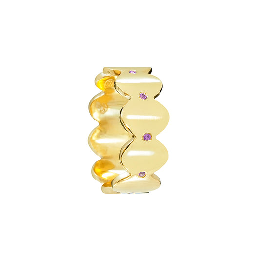 Lavender Echo Ring - Gold Plated