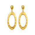 Orbit Drop - Sterling Silver (925) Earrings