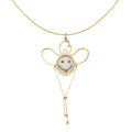 Cameo Smile - 18K Gold Pendant with Hand-Carved Cameo