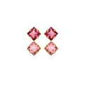 Blush Flame - 18K Gold Earrings with Pink Tourmalines