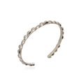 Goal Line - Sterling Silver  Cuff Bracelet