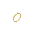 Twin Dot - 18K Gold Ring with Diamonds