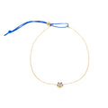 Rosette - 18K Gold Bracelet with Blue Sapphires