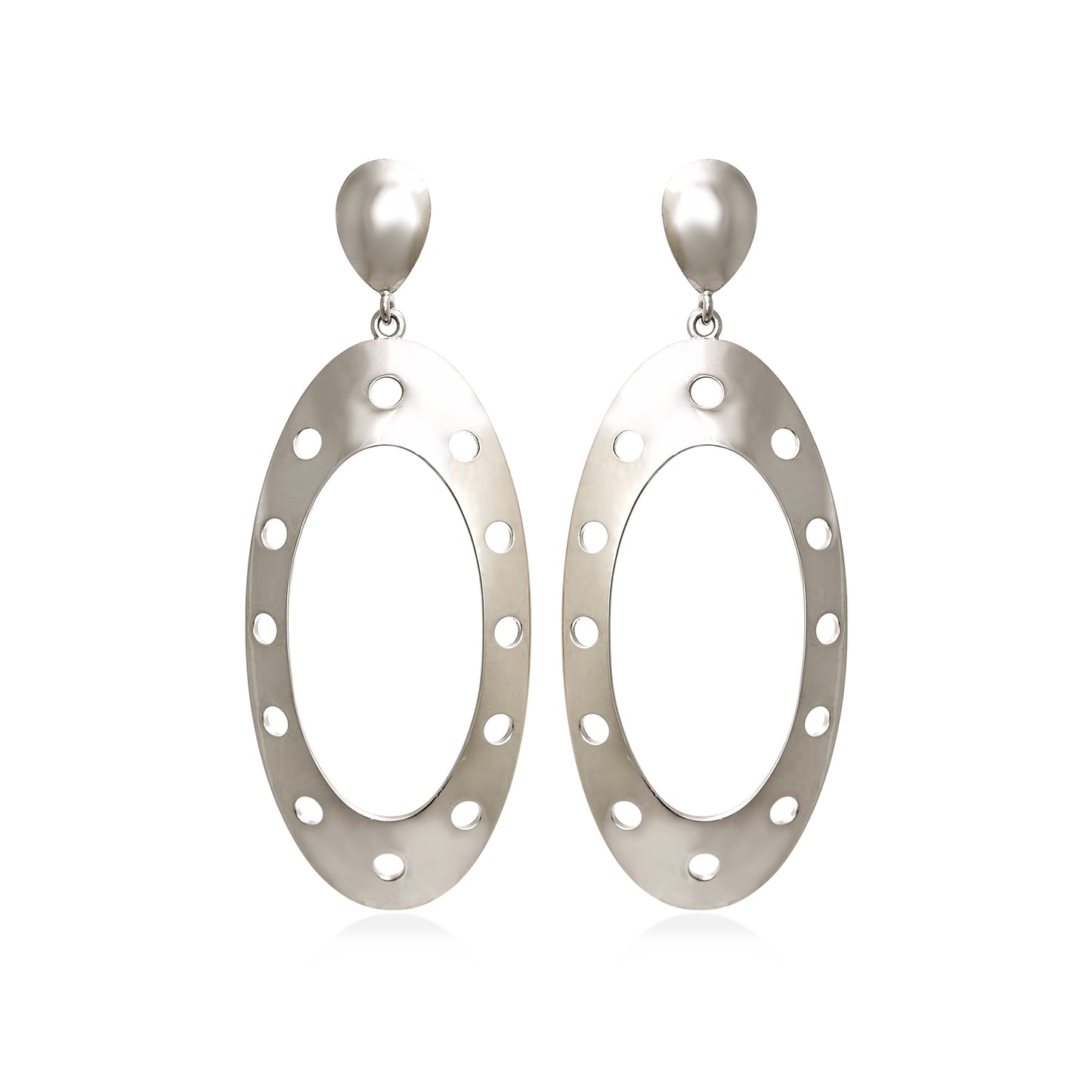 Earrings in Silver ,925 Platinum Plated