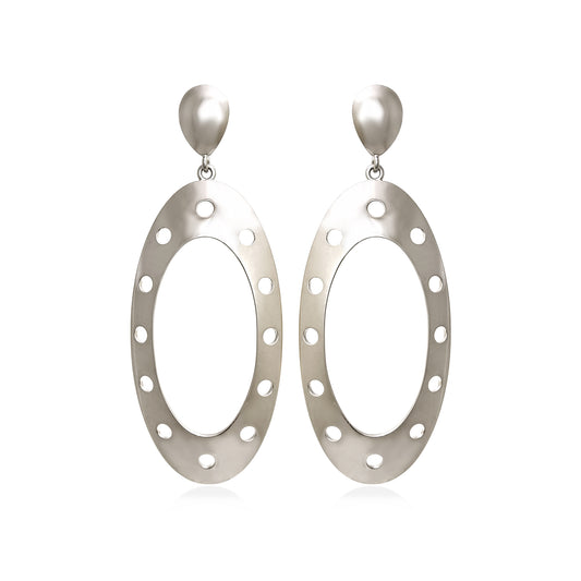 Earrings in Silver ,925 Platinum Plated
