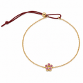 Rosette - 18K Gold Bracelet with Rubies