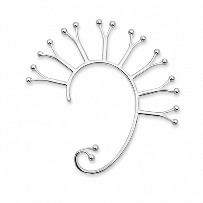 Celestial Crown - Sterling Silver (925) Ear Cuff by Bed of Stones Jewelry

