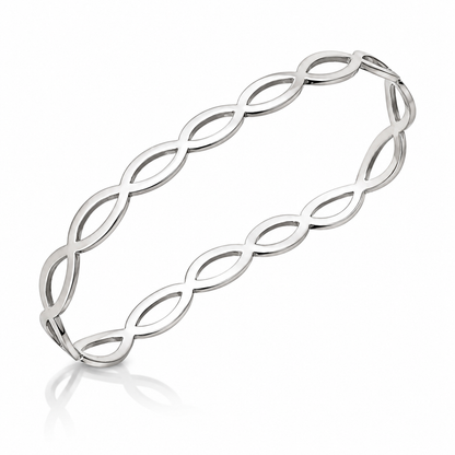 Still Dance - Sterling Silver Palm Bracelet by Bed of Stones Jewelry