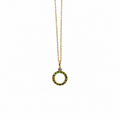 Gemlight Pendant - 18K Gold with Amethyst & Tsavorite
