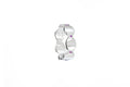 Dune Glint Band - Sterling Silver with Amethysts