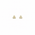 Diamond Trillium - 18K Gold Earrings with Diamonds