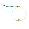 Gem Light - 18K Gold Bracelet with Tsavorites &  Amethysts