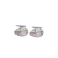 Ornamental Alloy Silver & Gold - Two Tone Cufflinks
