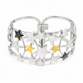 Starfall Band - Sterling Silver (925) Bangle Bracelet