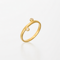 Motion Dots - 18K Gold Ring with Diamonds
