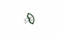 Verdant Lux Ear Cuff - Sterling Silver with Tsavorite