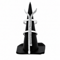 Monochrome Flow Ring - 18K White Gold with White Diamonds