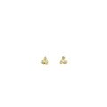 Diamond Trillium - 18K Gold Earrings with Diamonds