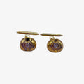 Diamond Dial Cufflinks - 18K Gold with Diamonds