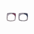 Rouge Noir Duo Ring - Sterling Silver with Enamel