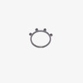 Quad Halo Ring - Sterling Silver