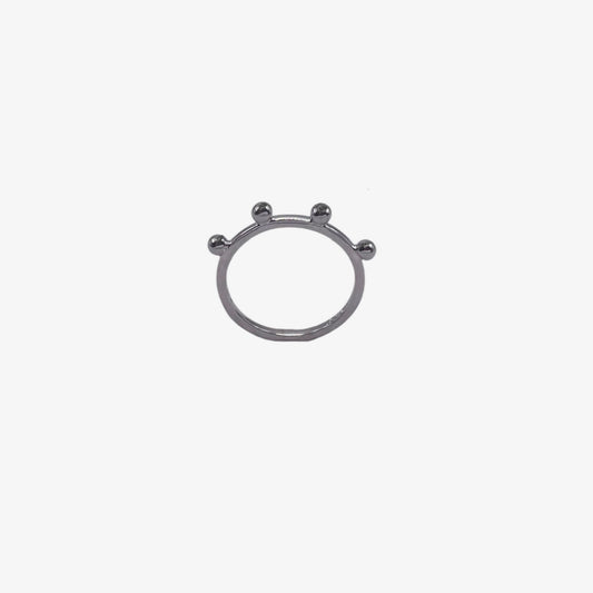 Quad Halo- Bed Of Stones Jewelry