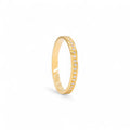 Lumière Band - 18K Gold with White Diamonds