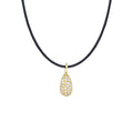 Diamond Sheen - 18K Gold Pendant with White Diamonds