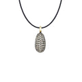 Cocoa Luxe - 18K Gold Pendant with Brown Diamonds