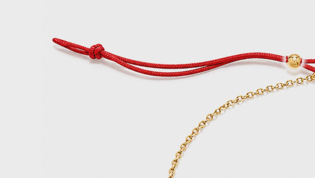 Lip Luxe Open Allure - 18K Gold Bracelet with Rubies by Bed of Stones Jewelry