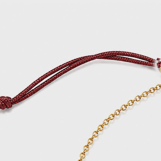 Rosette - 18K Gold Bracelet with Rubies by Bed of Stones Jewelry
