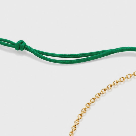 Gem Light - 18K Gold Bracelet with Tsavorites & Amethysts by Bed of Stones Jewelry