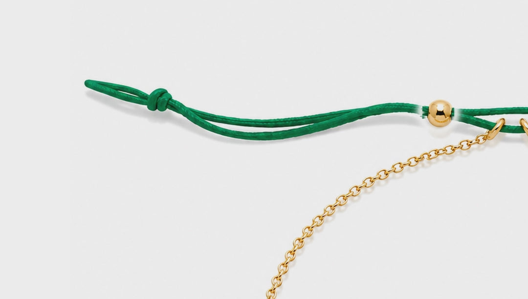 Gem Light - 18K Gold Bracelet with Tsavorites & Amethysts by Bed of Stones Jewelry